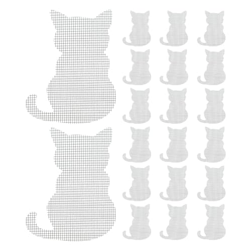 SHINEOFI 20 Stück Katzen Fensterschutz Reparatur Patches Selbstklebende Flicken für Moskitonetze Einfach Anzuwenden für und Fliegengittern für Fenster und Türen SHINEOFI 20 Stück Katzen Fensterschutz Reparatur Patches Selbstklebende Flicken für Moskitonetze Einfach Anzuwenden für und Fliegengittern für Fenster und Türen von SHINEOFI