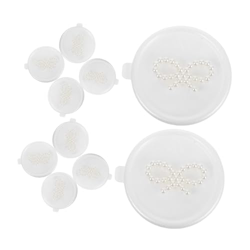 SHINEOFI 20 Stück Selbstklebende Wachs-siegel Aufkleber mit Perlen-schleifenmotiv Langlebige Wachssiegel für Hochzeitseinladungen Briefumschläge Scrapbooking und Geschenkverpackungen von SHINEOFI