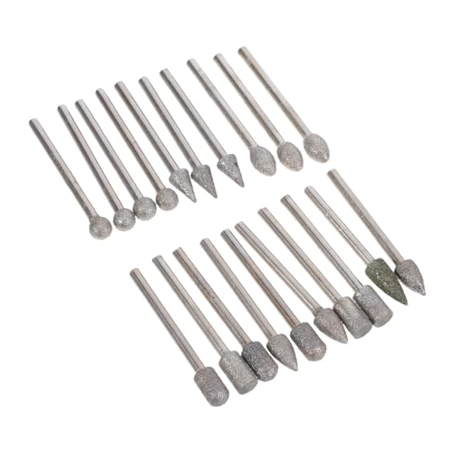 SHINEOFI 20 Stück Teiliges Schleifkopf-set aus Hochverschleißfestem Hartmetall Vielseitig für Gravur Polieren Rostentfernung von Stein Glas Schmuck Langlebig und Robust für Präzises SHINEOFI 20 Stück Teiliges Schleifkopf-set aus Hochverschleißfestem Hartmetall Vielseitig für Gravur Polieren Rostentfernung von Stein Glas Schmuck Langlebig und Robust für Präzises von SHINEOFI