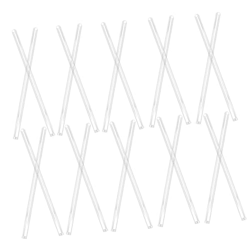SHINEOFI 20 Stück Transparente LED Lichtschlauch Schutzrohre Wasserdichte Kunststoffhülle für Outdoor Dekoration Φmm Langlebige String Light Zubehörteile SHINEOFI 20 Stück Transparente LED Lichtschlauch Schutzrohre Wasserdichte Kunststoffhülle für Outdoor Dekoration Φmm Langlebige String Light Zubehörteile von SHINEOFI