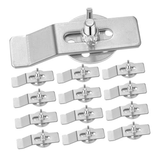 SHINEOFI 20 Stück Waschbecken Jacke Kit Teilesatz Für Den Einbau Von Küchenspülen Unterbezüge Der Küchenspüle Reittier Unter Bergspüle Reparaturklammern Rostfreier Stahl Silber von SHINEOFI