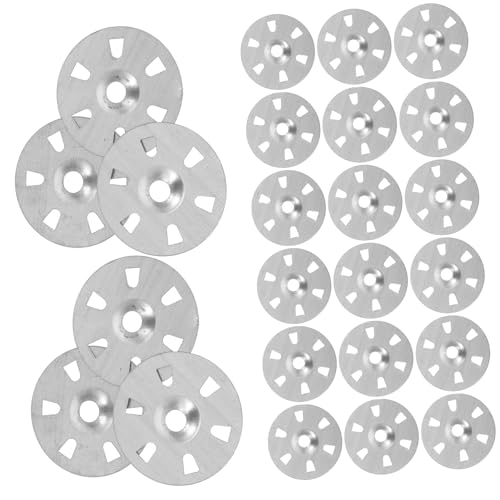 SHINEOFI 200stücke Unterlegscheiben Für Schaumstoff-dämmplatten Mit Mehreren Löchern Zur Einfachen Montage Für Maximale Dämmleistung Geeignet von SHINEOFI