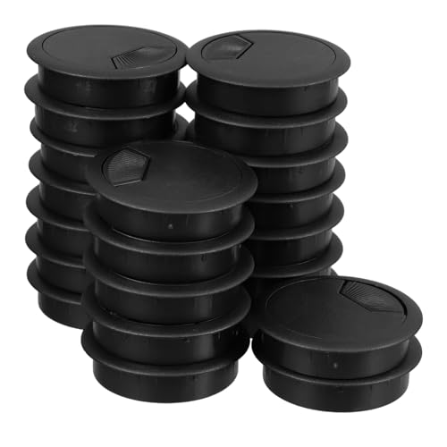 SHINEOFI 21-teiliges Kabeldurchführungs-Set Für Schreibtischlöcher Rundes Kabelloch Für Drähte Schreibtisch-tüllen-Organizer-Box Für Das Home Office von SHINEOFI