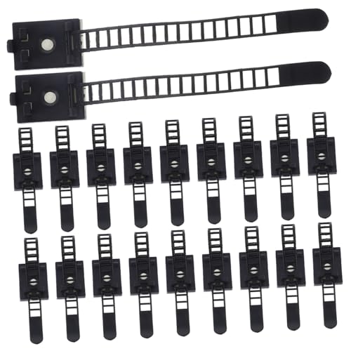 SHINEOFI 25 Stck Teiliges Verstellbare Selbstklebende Kabelclips und Kabelbinder Flexibler Kabelorganizer für Schreibtisch Büro und Zuhause Installieren Vielseitig Einsetzbar zur SHINEOFI 25 Stck Teiliges Verstellbare Selbstklebende Kabelclips und Kabelbinder Flexibler Kabelorganizer für Schreibtisch Büro und Zuhause Installieren Vielseitig Einsetzbar zur von SHINEOFI