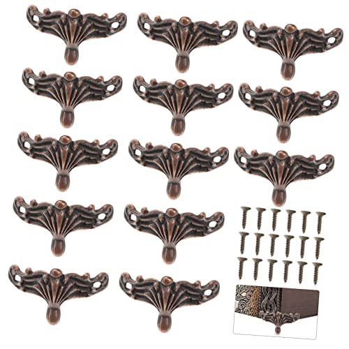 SHINEOFI 25Stücke Schmuckbox Füße Dekorative Beinschutz Für Holzkoffer Antik Rotkupfer Für Schmuck Und Geschenkschachteln SHINEOFI 25Stücke Schmuckbox Füße Dekorative Beinschutz Für Holzkoffer Antik Rotkupfer Für Schmuck Und Geschenkschachteln von SHINEOFI