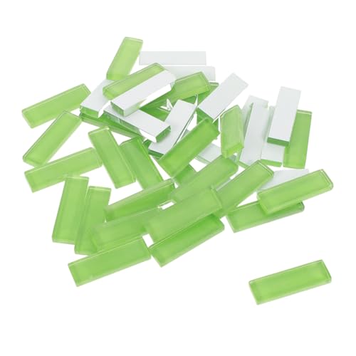 SHINEOFI 2Er-Pack Grüne Glas-mosaiksteine Rechteckige Glasstreifen für DIY Bastelprojekte Bildrahmen Blumentöpfe Dekoration Glasfliesen für Mosaikkunst Anfänger und Profis SHINEOFI 2Er-Pack Grüne Glas-mosaiksteine Rechteckige Glasstreifen für DIY Bastelprojekte Bildrahmen Blumentöpfe Dekoration Glasfliesen für Mosaikkunst Anfänger und Profis von SHINEOFI