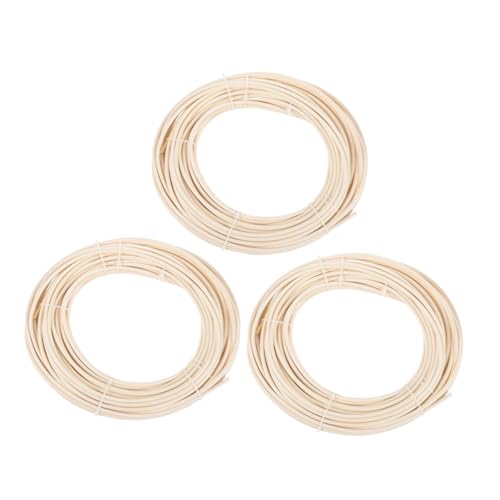 SHINEOFI 3 Rollen Rattan Webstäbe 5 Mm Rundes Gewebtes Material Für Die Herstellung Von Körben Und Stühlen – DIY Möbelreparaturbedarf – Rattan Webstäbe 250 G SHINEOFI 3 Rollen Rattan Webstäbe 5 Mm Rundes Gewebtes Material Für Die Herstellung Von Körben Und Stühlen – DIY Möbelreparaturbedarf – Rattan Webstäbe 250 G von SHINEOFI