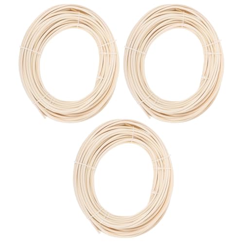 SHINEOFI 3 Rollen Rattan-Webstäbe: 5 mm rundes gewebtes Material für die Herstellung von Körben und Stühlen – DIY-Möbelreparaturbedarf – Rattan-Webstäbe 250 g SHINEOFI 3 Rollen Rattan-Webstäbe: 5 mm rundes gewebtes Material für die Herstellung von Körben und Stühlen – DIY-Möbelreparaturbedarf – Rattan-Webstäbe 250 g von SHINEOFI