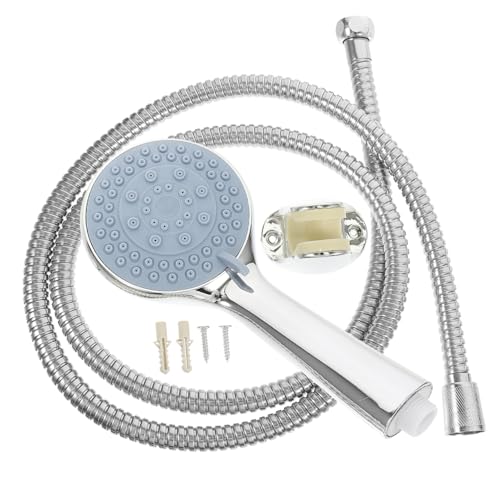 SHINEOFI 3 STÜCKE Teiliges Handbrause Set mit Flexibler Extra Langer Duschbrauseschlauch Vielseitigen Sprühfunktionen und Einfacher Montage Passend für Bad Duschsysteme SHINEOFI 3 STÜCKE Teiliges Handbrause Set mit Flexibler Extra Langer Duschbrauseschlauch Vielseitigen Sprühfunktionen und Einfacher Montage Passend für Bad Duschsysteme von SHINEOFI