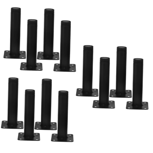 SHINEOFI 3 Sätze Möbelbeine Höhenverstellbar Ersatzbeine Für Kommode Schrank Sofa Couchtisch Tv Schränke Langlebige Und Stabile Möbelfüße Für DIY Projekte Und Möbel Upgrades 4 Stück * 3 von SHINEOFI