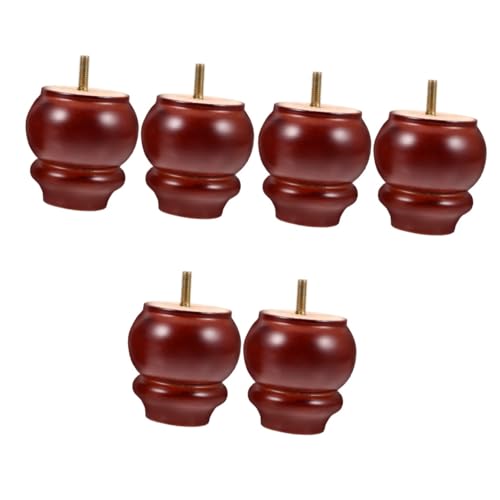 SHINEOFI 3 Sätze Möbelbeine Tischbeine Stuhl Bordbodenschützer Couch Beine Fuß Für Klein Ersatz Steigleitung Hartholz Unter Schrankfüße Richtmaschinen Sofa Massivholz 2 Stück * 3 SHINEOFI 3 Sätze Möbelbeine Tischbeine Stuhl Bordbodenschützer Couch Beine Fuß Für Klein Ersatz Steigleitung Hartholz Unter Schrankfüße Richtmaschinen Sofa Massivholz 2 Stück * 3 von SHINEOFI