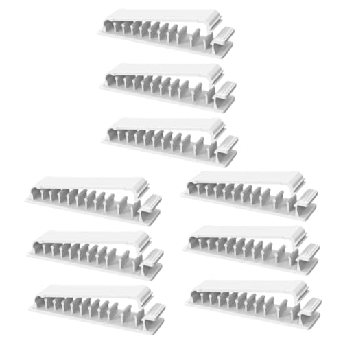 SHINEOFI 3 Sätze Selbstklebende Kabelclips Kabelhalter Für Kabelmanagement Slots Organizer Für Datenkabel Ohrhörerkabel Netzwerkkabel Für Schreibtisch Und Zuhause 3 Stück * 3 von SHINEOFI
