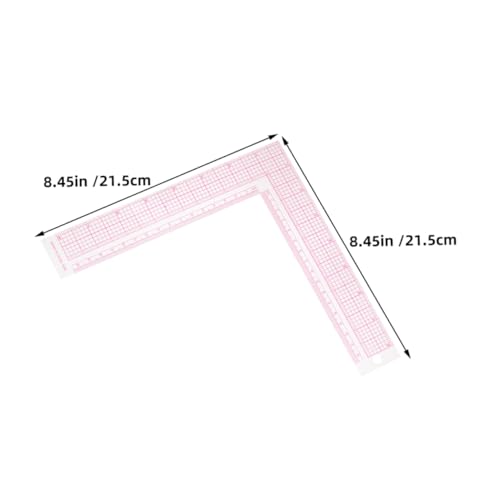 SHINEOFI 3 Stk. Förmiges Schneiderlineal Teiliges Set mit Klarem Kunststoff und Eingebauter Präzises Kurven und Musterdrafting Lineal für Mode und Bekleidungsdesign für Schneiderei und von SHINEOFI