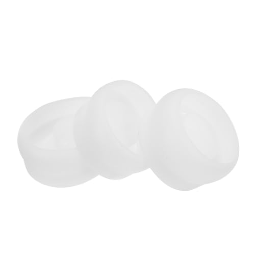 SHINEOFI 3 Stück Kreative Kerzenschimmel Harzformen Kerzenhalter Votivkerzenhalter Form Kerzenhalter Silikonform Candlestick Halter Harzformen Kristallform Betonkerzenformen Kieselgel Weiß von SHINEOFI