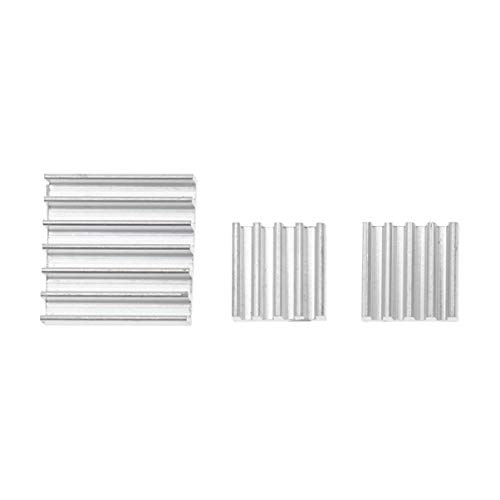 SHINEOFI 3 Stück Kupferkühler Kühlkörper aus Aluminium PCB-Kühlkörper Kühlkörper für Heizkörper aus Aluminium Kühlblock für Silber von SHINEOFI