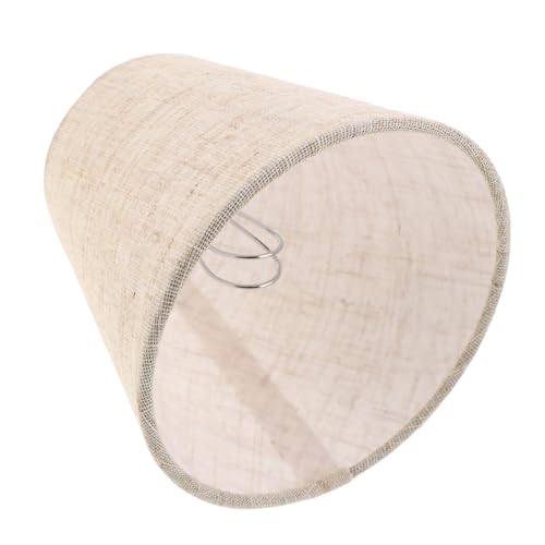 SHINEOFI 3 Stück Leinen Lampenschirme Ersatz Stoff Lampenschirm für Tisch Wandleuchten Kleine Trommel Lichtabdeckung für Schlafzimmer Wohnzimmer Babyzimmer Kompatibel Einfache Montage von SHINEOFI