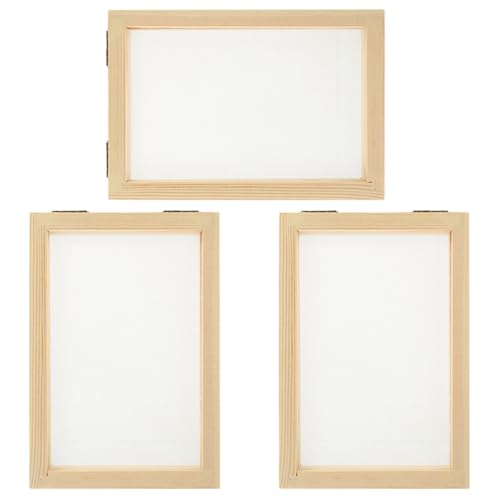 SHINEOFI 3 Stück Materialpaket Für Holzkunst-bilderrahmen Kit Zur Papierherstellung Rahmen Aus Papier Kind Papierfaktor Basteln Rahmen Und Büttenpapier Für Die Papierherstellung Kupfer SHINEOFI 3 Stück Materialpaket Für Holzkunst-bilderrahmen Kit Zur Papierherstellung Rahmen Aus Papier Kind Papierfaktor Basteln Rahmen Und Büttenpapier Für Die Papierherstellung Kupfer von SHINEOFI