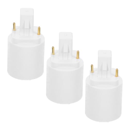SHINEOFI 3 Stück Teiliges Lampensockel Adapter Langlebiger Lampenfassung Adapter mit Stabilem Anschluss Vielseitig Einsetzbar für Wohn Büro und Gewerbelampen SHINEOFI 3 Stück Teiliges Lampensockel Adapter Langlebiger Lampenfassung Adapter mit Stabilem Anschluss Vielseitig Einsetzbar für Wohn Büro und Gewerbelampen von SHINEOFI