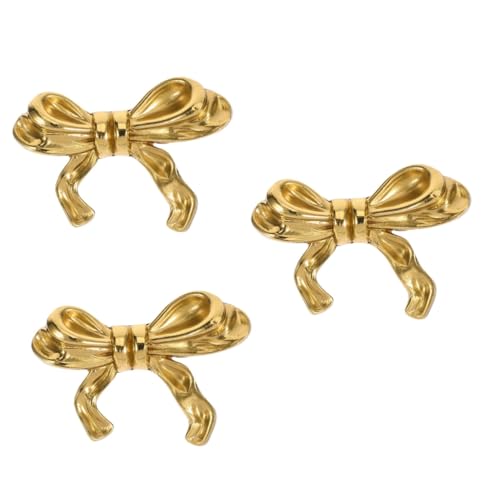 SHINEOFI 3 Stück Vintage Möbelgriff Messing Bowknot Design Kommodenknopf für Schrankgriffe Robust und Langlebig Einfache Montage Passend für Kommode Schrank Türgriff SHINEOFI 3 Stück Vintage Möbelgriff Messing Bowknot Design Kommodenknopf für Schrankgriffe Robust und Langlebig Einfache Montage Passend für Kommode Schrank Türgriff von SHINEOFI
