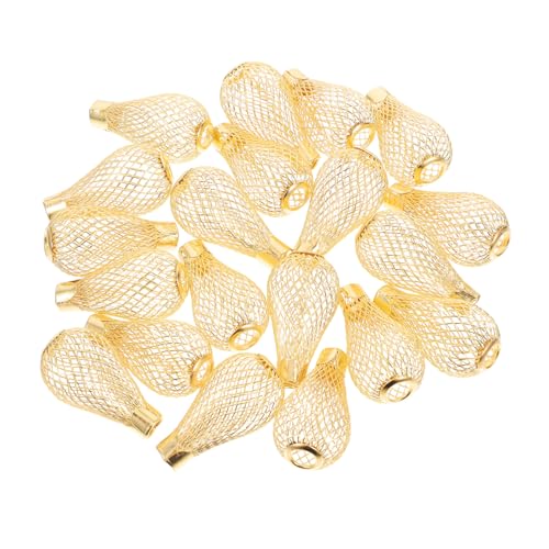 SHINEOFI 30 Stück Weihnachtslampenschirm Abdeckung der Leuchte Lampenkäfig Anhängerer Lampenschirme aus Metall Pendelleuchte Lampenschirm Laterne Lampenschirm Eisen Golden SHINEOFI 30 Stück Weihnachtslampenschirm Abdeckung der Leuchte Lampenkäfig Anhängerer Lampenschirme aus Metall Pendelleuchte Lampenschirm Laterne Lampenschirm Eisen Golden von SHINEOFI