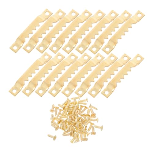 SHINEOFI 30Er-Set Stabiler Aufhänger mit Schrauben für Bilderrahmen Spiegel und Kunstwerke Dualsided Design für Sichere Wandmontage und Vielseitige Dekoration SHINEOFI 30Er-Set Stabiler Aufhänger mit Schrauben für Bilderrahmen Spiegel und Kunstwerke Dualsided Design für Sichere Wandmontage und Vielseitige Dekoration von SHINEOFI