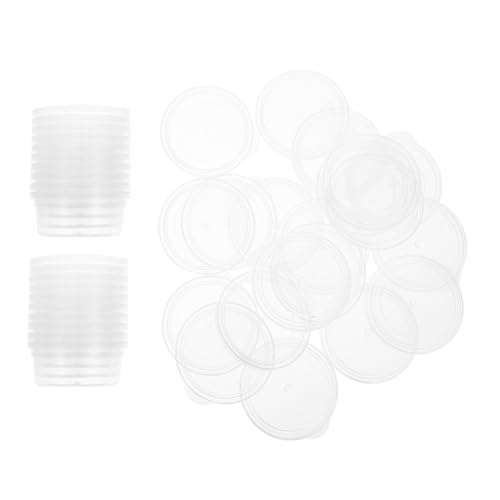 SHINEOFI 30stücke Transparente Runde Kunststoff-aufbewahrungsboxen Für Bastelzubehör Perlen Schmuck Näharbeiten Kleine Gegenstände Und Hardware Stapelbar Und Staubdicht SHINEOFI 30stücke Transparente Runde Kunststoff-aufbewahrungsboxen Für Bastelzubehör Perlen Schmuck Näharbeiten Kleine Gegenstände Und Hardware Stapelbar Und Staubdicht von SHINEOFI