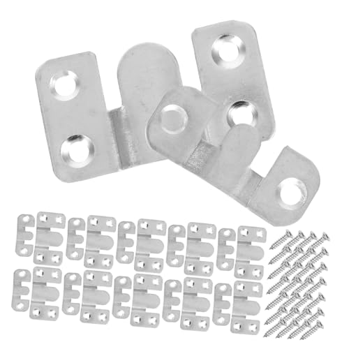 SHINEOFI 32 Stück Teiliges Bilderrahmen Aufhänger Interlocking Halterungen für Sofa Bilderrahmen und Schrauben für Vielseitige Anwendungen und Einfache Montage SHINEOFI 32 Stück Teiliges Bilderrahmen Aufhänger Interlocking Halterungen für Sofa Bilderrahmen und Schrauben für Vielseitige Anwendungen und Einfache Montage von SHINEOFI