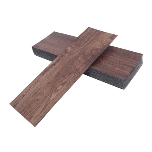 SHINEOFI 32 Stück Teiliges Holzoptik PVC Fliesenaufkleber Selbstklebend für Wand und Boden Abwischbar Einfache Montage für Bad Küche und Schlafzimmer Renovierung von SHINEOFI