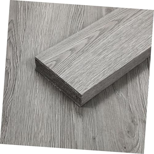SHINEOFI 36 Stück Teiliges Peel and stick Bodenbelag PVC Selbstklebend Rutschfest Abwischbar Strapazierfähig Modernes Holzdesign für Wohnräume M² von SHINEOFI