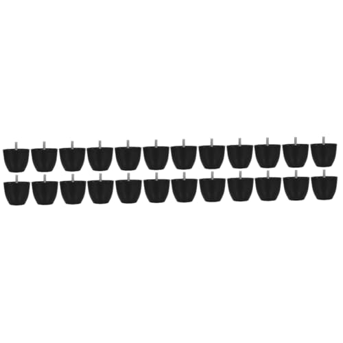 SHINEOFI 4 Sätze Möbelfüße Schraubbar Höhenverstellbare Plastikelemente Für Sofas Stühle Und Schränke Robuste Möbelbeine Für Bodenschutz Und Geräuschreduktion Einfache Montage 6 Stück * 4 von SHINEOFI