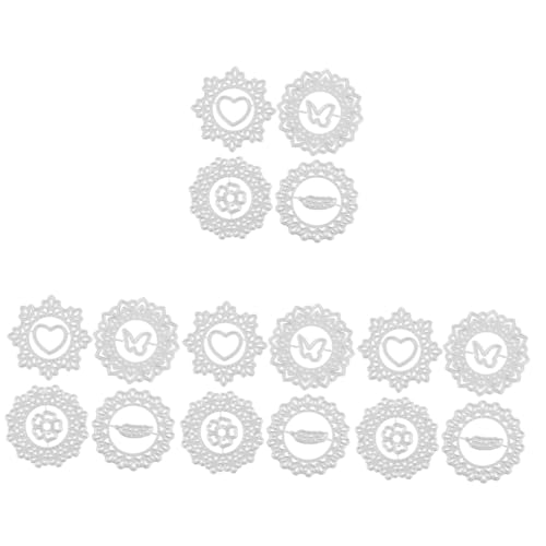 SHINEOFI 4 Sätze Stanzform Torschütze Scone Schere Den Schnitt Machen Mini-stanzmaschine Stempel Zum Basteln Herstellung Anzeigetafel Silver Kohlenstoffstahl 4 Stück * 4 von SHINEOFI