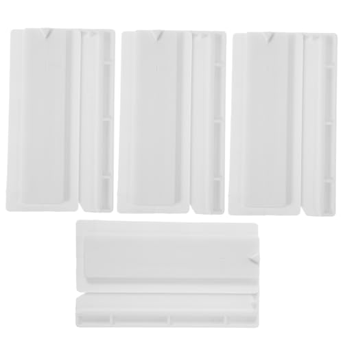 SHINEOFI 4 Satz Wandhalterung Steckdosen Fixierer Selbstklebende Nagelfreie Kabel Organizer Clips für Glatte Oberflächen Praktischer Kabelhalter Weiß von SHINEOFI