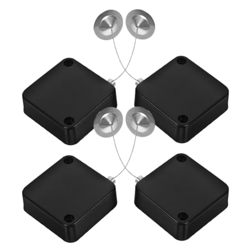 SHINEOFI 4 Stück Edelstahl Kabelhalter mit Automatischem Aufrollmechanismus Ausziehbare Diebstahlsicherung für Elektronik Robustes Drahtseil-schloss Einfache Installation Anti-verlust SHINEOFI 4 Stück Edelstahl Kabelhalter mit Automatischem Aufrollmechanismus Ausziehbare Diebstahlsicherung für Elektronik Robustes Drahtseil-schloss Einfache Installation Anti-verlust von SHINEOFI