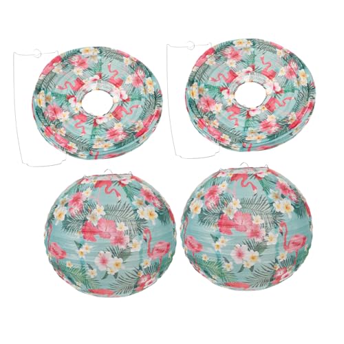 SHINEOFI 4 Stück Hawaii Papierlaternen Tropische Dekoration für Partys Hochzeiten und Feiern Leicht und Langlebig für Innen und Außeneinsatz Farbige Laternen für Themenpartys SHINEOFI 4 Stück Hawaii Papierlaternen Tropische Dekoration für Partys Hochzeiten und Feiern Leicht und Langlebig für Innen und Außeneinsatz Farbige Laternen für Themenpartys von SHINEOFI