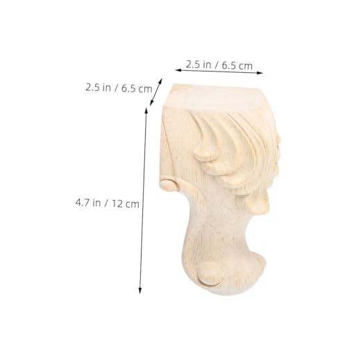 SHINEOFI 4 Stück Massive Holz möbelfüße mit Kunstvollen Schnitzereien Hohe Stabile Sofabeine Ersatz holzfüße für Sofa Couch und Kommode Langlebige Möbelbeine für Stilvolle Möbelaufwertung SHINEOFI 4 Stück Massive Holz möbelfüße mit Kunstvollen Schnitzereien Hohe Stabile Sofabeine Ersatz holzfüße für Sofa Couch und Kommode Langlebige Möbelbeine für Stilvolle Möbelaufwertung von SHINEOFI