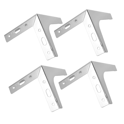 SHINEOFI 4stück Metall Dreieck Möbelbeine Füße Für Schrank Kommode Sofa Tisch Stuhl Unterstützung Rostfrei Langlebig von SHINEOFI