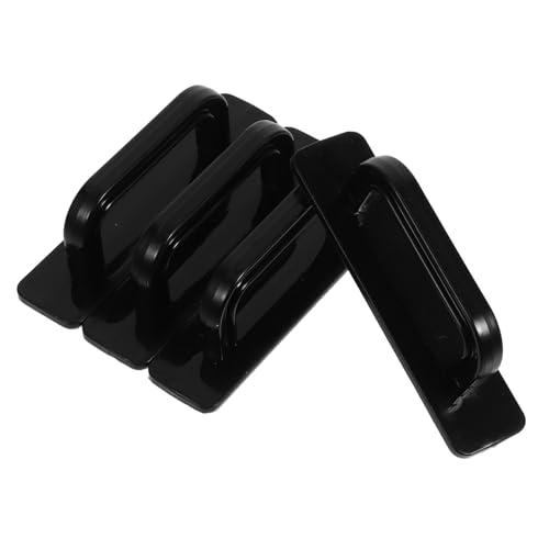 SHINEOFI 4 Stück Selbstklebende Schrankgriffe Klebefreie Türgriffe ohne Bohren Abziehbare Möbelgriffe für Küchen und Kleiderschränke Ergonomisch Moderner Look Einfache Montage von SHINEOFI