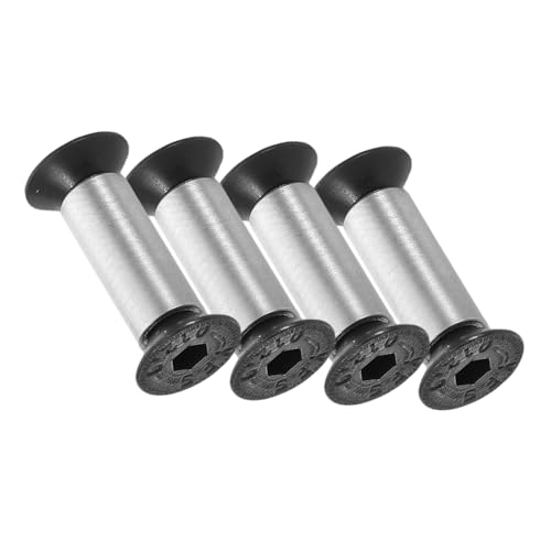 SHINEOFI 4 Stück Teiliges Innensechskant Schrauben Set Flachkopf für Messergriff Reparatur DIY Zubehör Langlebig und Verschleißfest für Professionelle Messermacher und Heimwerker SHINEOFI 4 Stück Teiliges Innensechskant Schrauben Set Flachkopf für Messergriff Reparatur DIY Zubehör Langlebig und Verschleißfest für Professionelle Messermacher und Heimwerker von SHINEOFI