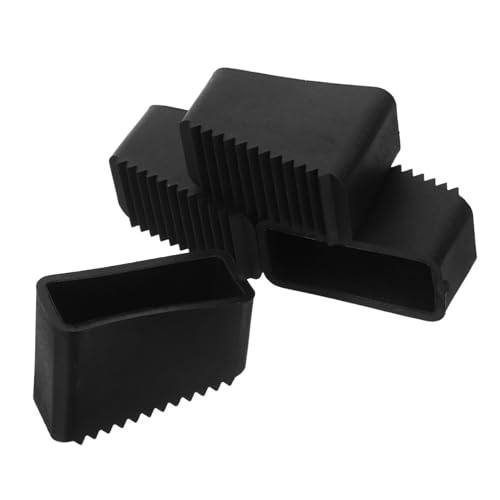 SHINEOFI 4 Stück Teiliges Leiterfußkappen aus Langlebigem Gummi Rutschfest und Verschleißfest Schützt Böden vor Druckstellen Kompatibel mit Steh Ausziehleitern Sicher für Elektrotechnische von SHINEOFI