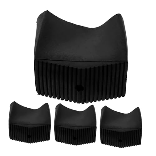 SHINEOFI 4 Stück Teiliges Leiterfußschutz aus Rutschfestem Verschleißfestem Gummi Leiterbeinschutz mit Dämpfung und Bodenschutz Geeignet für Haushaltsleitern und Aluleitern Stabiler Stand von SHINEOFI