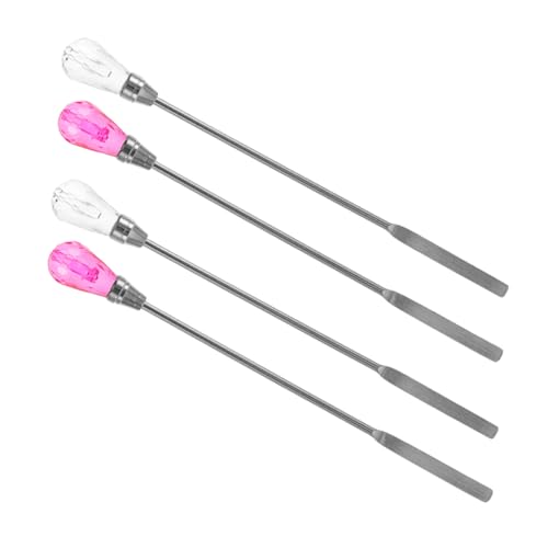 SHINEOFI 4 Stück Teiliges Metall Wachslöffel Wachsschmelzstäbe für Wachssiegelherstellung Ergonomisch Langlebig Gleichmäßiges Schmelzen Vielseitig für DIY Kerzen und Siegel SHINEOFI 4 Stück Teiliges Metall Wachslöffel Wachsschmelzstäbe für Wachssiegelherstellung Ergonomisch Langlebig Gleichmäßiges Schmelzen Vielseitig für DIY Kerzen und Siegel von SHINEOFI