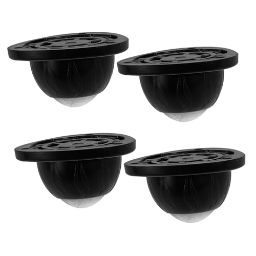 SHINEOFI 4 Stück Teiliges Selbstklebender Möbelrollen Drehbare für Küchen Schlafzimmer und Kleine Aufbewahrungsboxen von SHINEOFI