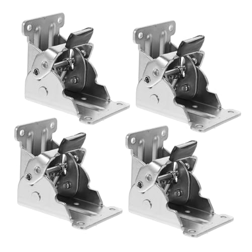 SHINEOFI 4 Stück Teiliges Selbstsicherndes Klapptürscharnier aus Robustem Eisen mit Nickelbeschichtung Vielseitig für Wohnmobilmöbel Klapptische und Möbel Stabile Federmechanik Langlebige SHINEOFI 4 Stück Teiliges Selbstsicherndes Klapptürscharnier aus Robustem Eisen mit Nickelbeschichtung Vielseitig für Wohnmobilmöbel Klapptische und Möbel Stabile Federmechanik Langlebige von SHINEOFI
