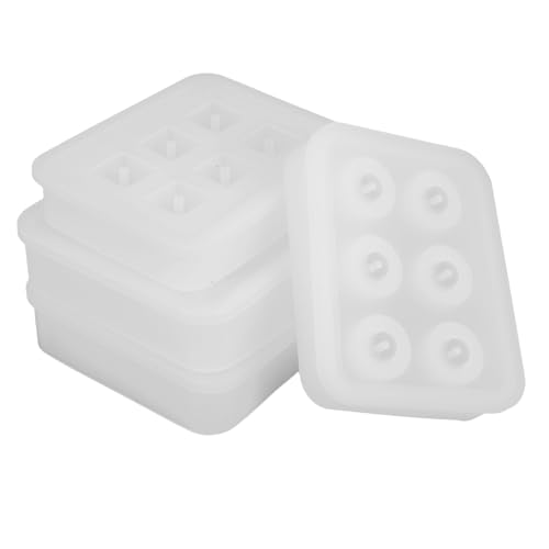SHINEOFI 4stücke Silikonkugelform Mit Runde Silikonform Für Harz Anhängerformen Für Epoxidharz DIY-silikonform Cabochon Schmuckguss SHINEOFI 4stücke Silikonkugelform Mit Runde Silikonform Für Harz Anhängerformen Für Epoxidharz DIY-silikonform Cabochon Schmuckguss von SHINEOFI