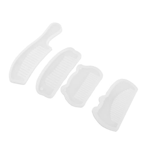 SHINEOFI 4 Stück Teiliges Silikonform für Epoxidharz Hitzebeständig und Präzise Vielseitige Transparente Resin Gießform für DIY Haarkämme Langlebig und Einfach zu Entformen für Schmuck SHINEOFI 4 Stück Teiliges Silikonform für Epoxidharz Hitzebeständig und Präzise Vielseitige Transparente Resin Gießform für DIY Haarkämme Langlebig und Einfach zu Entformen für Schmuck von SHINEOFI