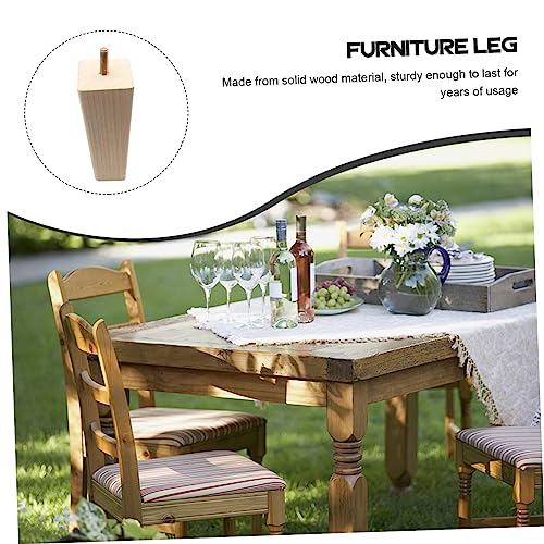 SHINEOFI 4 Stück Teiliges Tischbeine Stabile Möbelfüße für Sofa Bett Schrank Einfache Montage Hohe Tragfähigkeit Ersatzmöbelbeine für Wohn und Büroeinrichtung von SHINEOFI