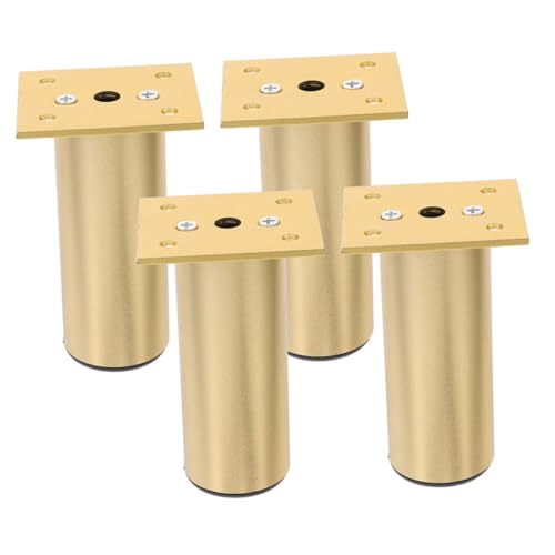 SHINEOFI 4 Stück Verstellbare Möbelbeine Aluminiumlegierung Runde Ersatzfüße für Sofa Tisch Stuhl und Schrank für DIY Projekte und Möbelupgrades SHINEOFI 4 Stück Verstellbare Möbelbeine Aluminiumlegierung Runde Ersatzfüße für Sofa Tisch Stuhl und Schrank für DIY Projekte und Möbelupgrades von SHINEOFI