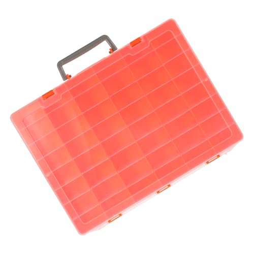 SHINEOFI Organizer-Box Aus Kunststoff Mit Einfachem Design 48 Fächer Mit Deckel Für Die Aufbewahrung Zu Hause Im Büro Oder in Der Schule SHINEOFI Organizer-Box Aus Kunststoff Mit Einfachem Design 48 Fächer Mit Deckel Für Die Aufbewahrung Zu Hause Im Büro Oder in Der Schule von SHINEOFI