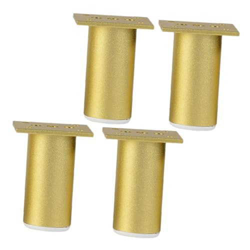 SHINEOFI 4Stücke Höhenverstellbare Möbelfüße Aluminiumlegierung für Sofa Couchtisch Tv Schränke Robuste Möbelstützen mit Höhe zur Verlängerung von SHINEOFI