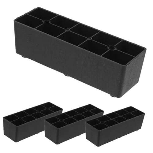 SHINEOFI 4stücke Plastische Möbelbeine Für Sofa Und Stühle Höhenverstellbare Möbelbeine Zur Stabilisierung Und Bodenschutz Schwarz Installieren SHINEOFI 4stücke Plastische Möbelbeine Für Sofa Und Stühle Höhenverstellbare Möbelbeine Zur Stabilisierung Und Bodenschutz Schwarz Installieren von SHINEOFI